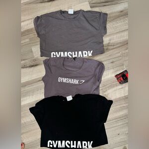 Bundle crop tops Gym-shark Black and Gray Apparel